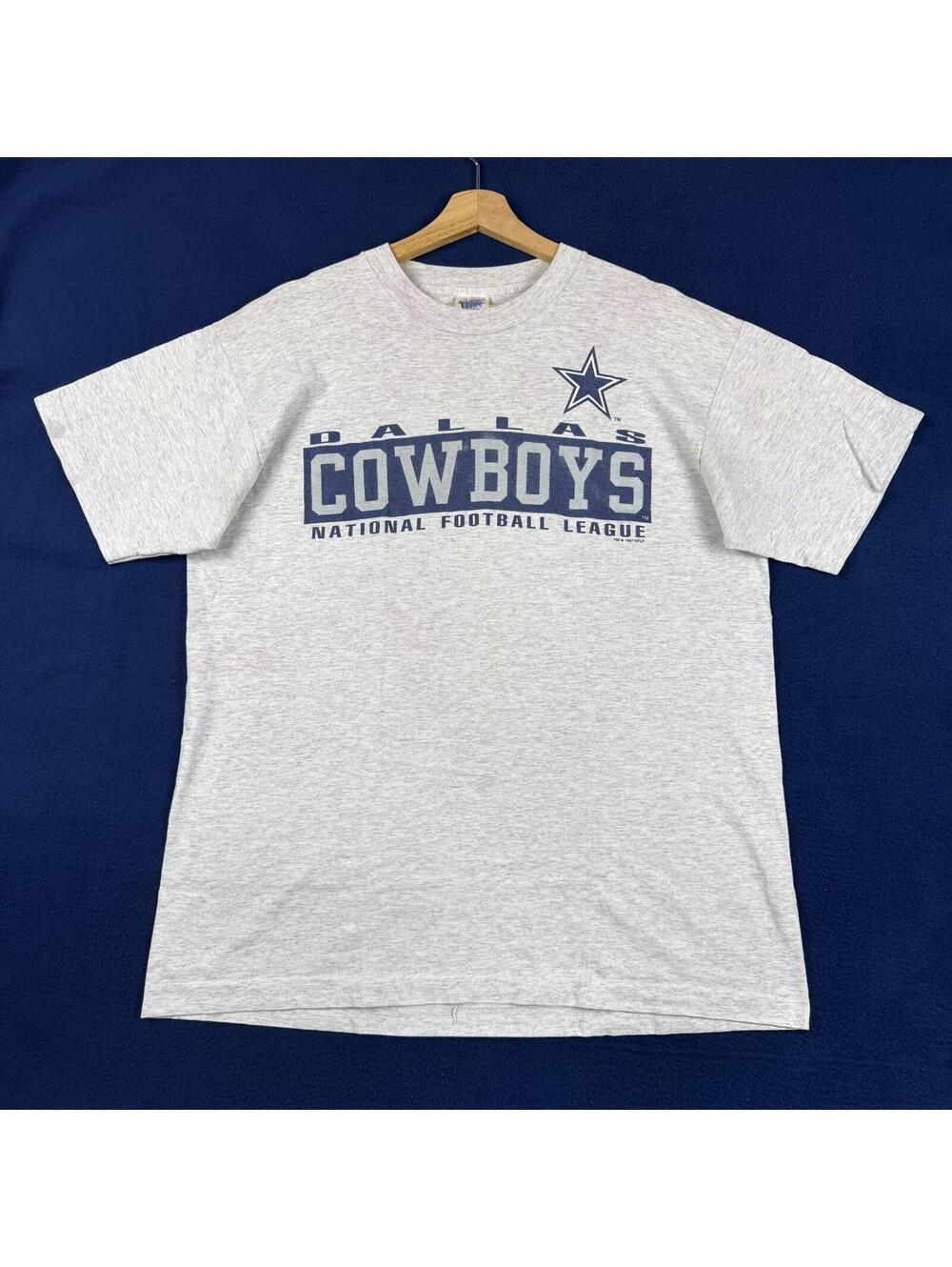 VTG 1997 Dallas Cowboys T-Shirt Men XL Made In USA Single Stitch Fan ‘Flawed’